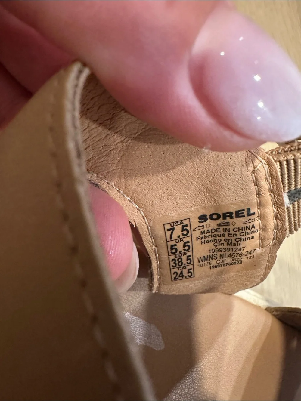 Sorel Joanie III Ankle Strap Wedge Sandals size 7.5